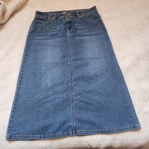 Long Denim Skirt Cato 14